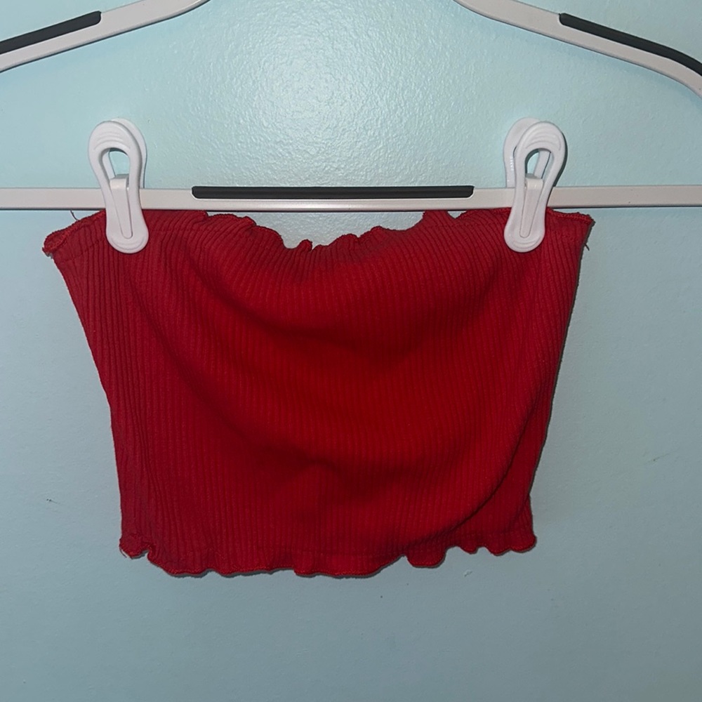 Red Zaful Tube Top